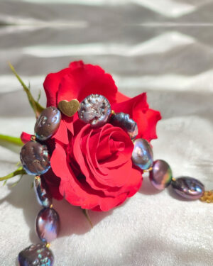 Munise Gerçek Siyah İnci Bileklik